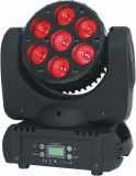 7 PCS*12W RGBW 4in1 LED Moving Head Beam Light for Stage Disco with Ce RoHS