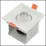 Single Lamp 8W COB Grille LED Down Light (AW-GSD1203-1)