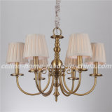 Iron Pendant Lamp Chandelier with Fabric Shade (SL2112-6)