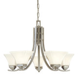 2014 Steel Chandelier with Glass Shade (KLD-141122-5C)