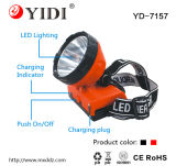 Yd-7157 1watt 4V Miner Light LED Rechargeable Headlight for Mining