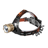 CREE LED Portable Camping Outdoor Light Rechargeable Zoom Headlamp (MK-3376)