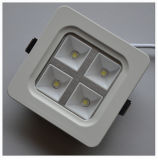4W CE Square (round angle) Cool White LED Ceiling Light