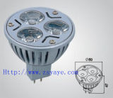 Yaye Best Sell 3PCS *1W LED Spotlight, 12V LED MR16 Light with CE, RoHS (YAYE-MR16-DG3WB1)