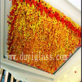 Golden Blown Glass Craft Chandelier for Ceiling Decoration