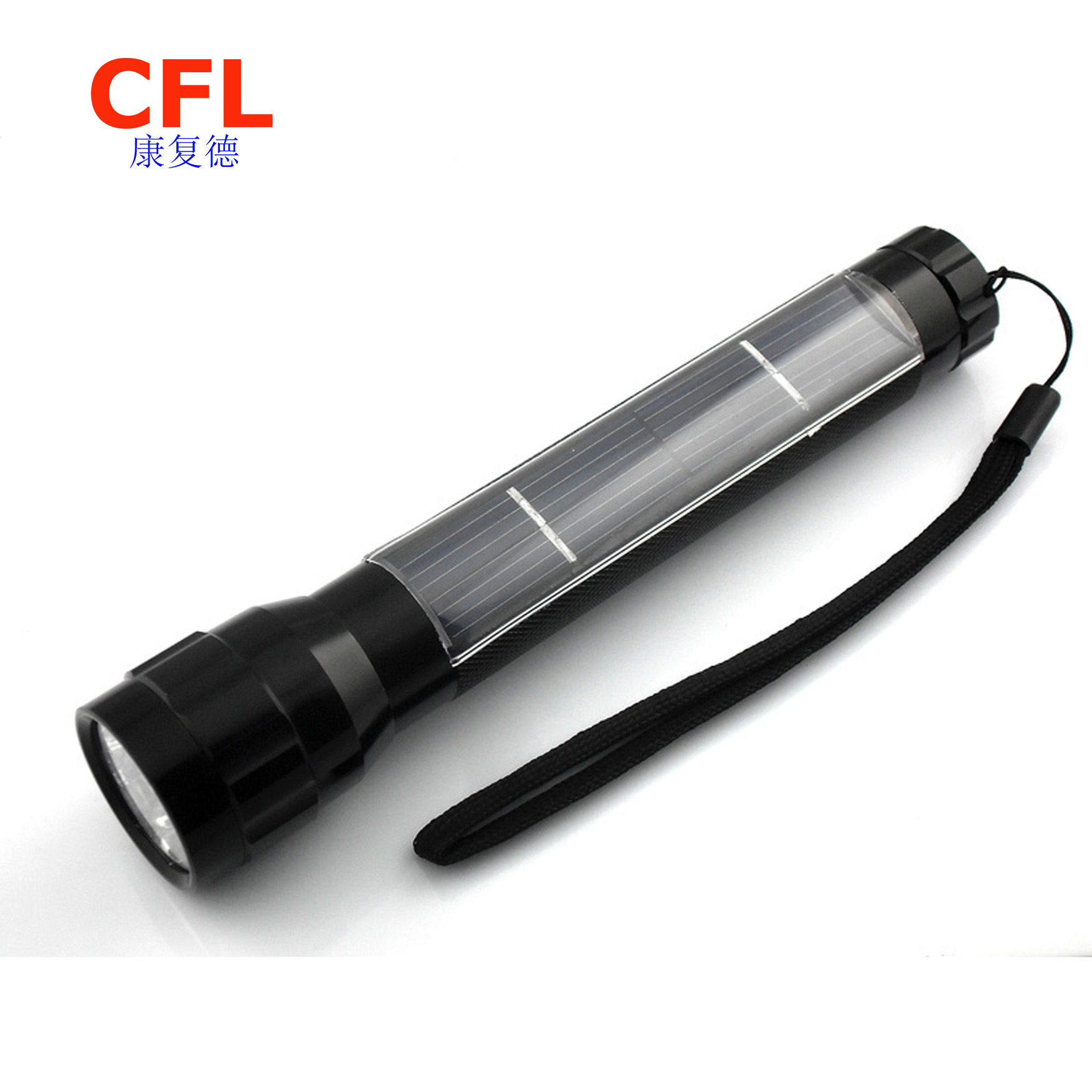 1W ABS Solar LED Flashlight (CL-SFL-02)