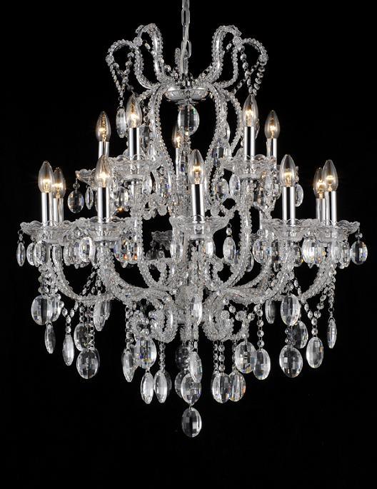 Iceberg Clear Crystal Light Chandelier (5888- 15L)