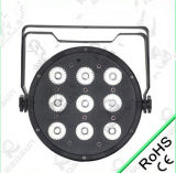 Alite 9PCS 10W RGBW 4in 1 Round LED Plastic PAR Light