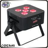 Wireless DMX Battery LED Uplights/5 PCS LED 6in1 PAR UV PAR Stage