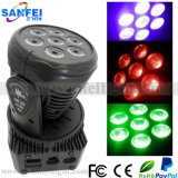 7PCS*12W RGBW Mini LED Wash Moving Head Light (SF-113)