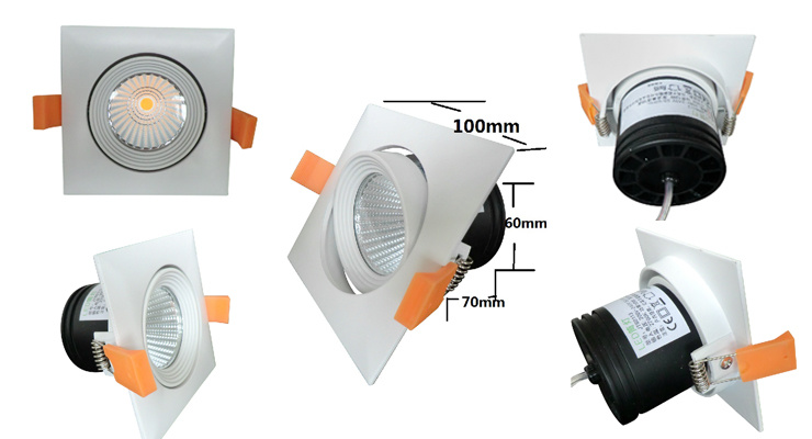 10W COB with CE/UL Drivers 3000k Dimmable LED Ceiling Lamp (BSCL-3)